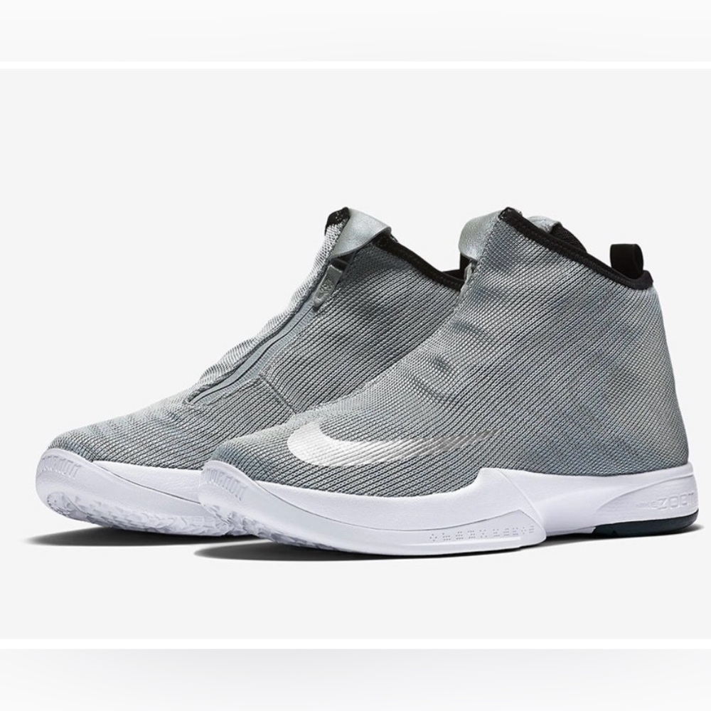 KOBE NIKE ZOOM METALLIC SILVER style code 832836-001 11/11/2015 size 11.5